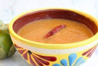 Roasted Tomatillo Salsa with Chile de Árbol: Smoky Mexican Salsa