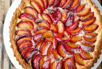 Rustic Plum and Almond Tart with Homemade Pastry Crust