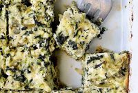 Cheesy Spinach and Artichoke Squares Recipe for Parties