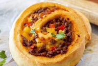 Crispy Taco Pizza Rolls Recipe