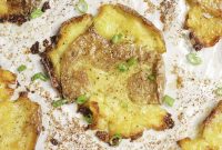 Crispy Smashed Potatoes with Garlic and Herbs