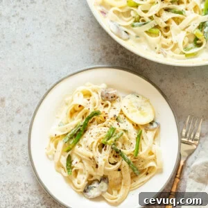 Vegan Lemon Asparagus Pasta