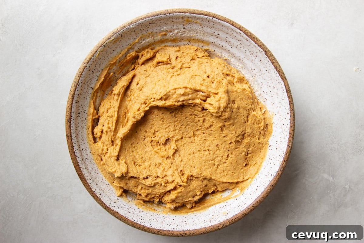 Pumpkin pancake batter
