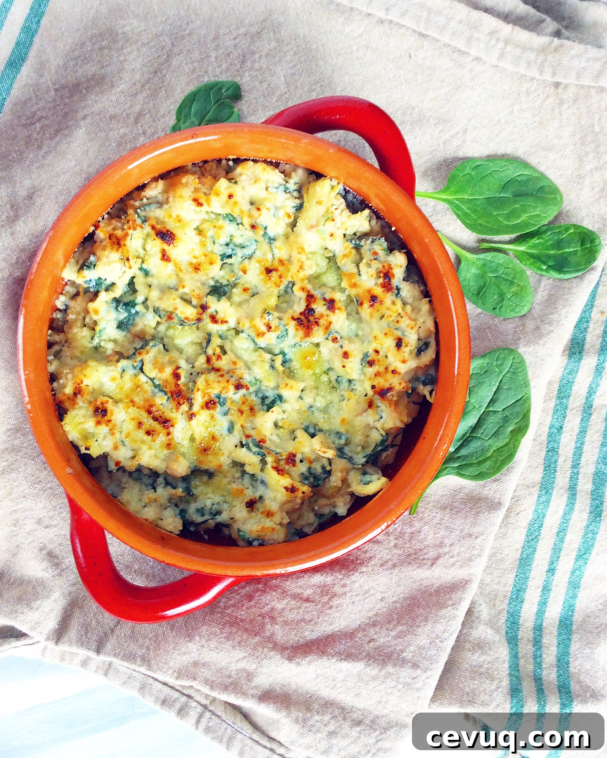 Spinach & Artichoke White Bean Dip