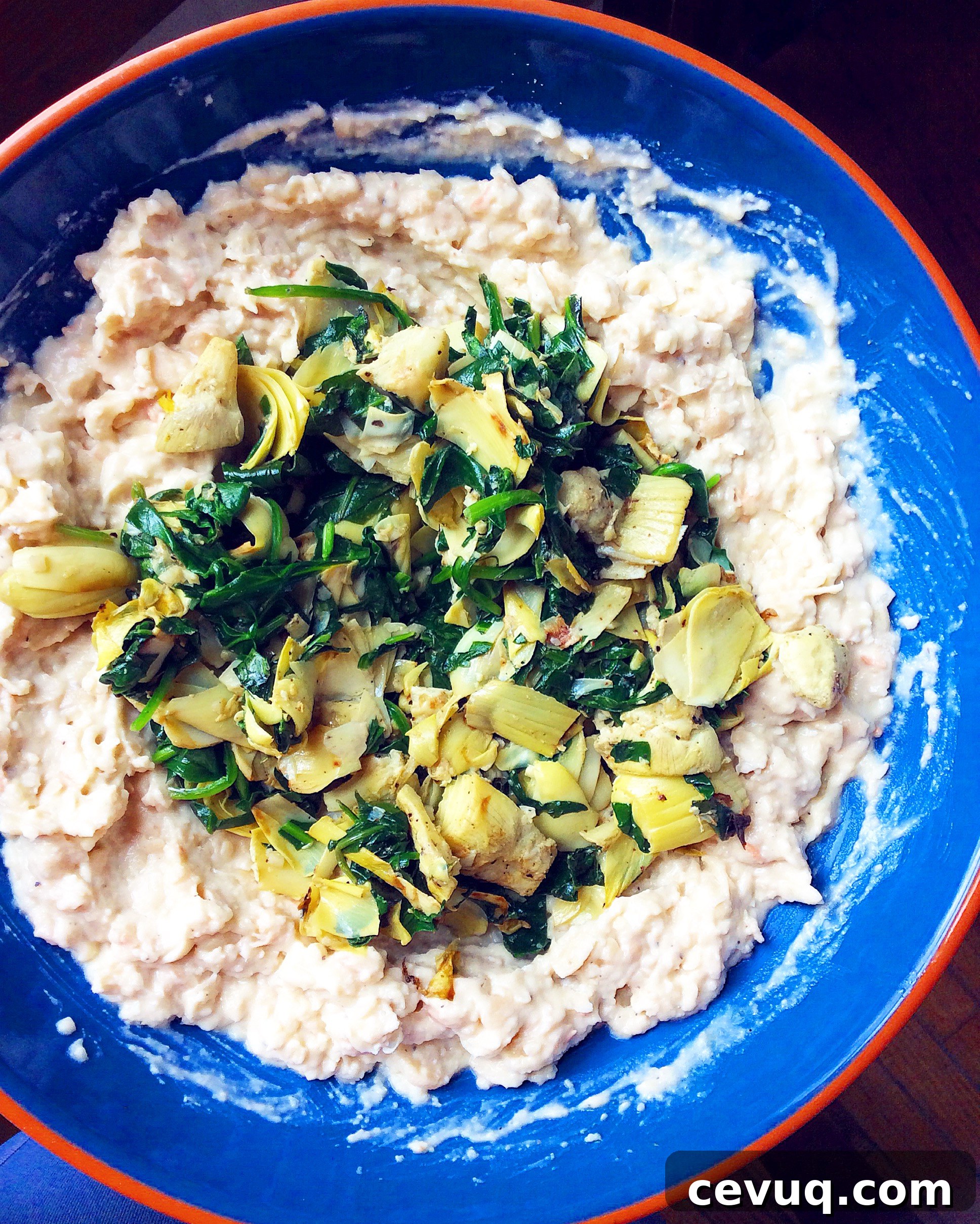 Spinach & Artichoke White Bean Dip