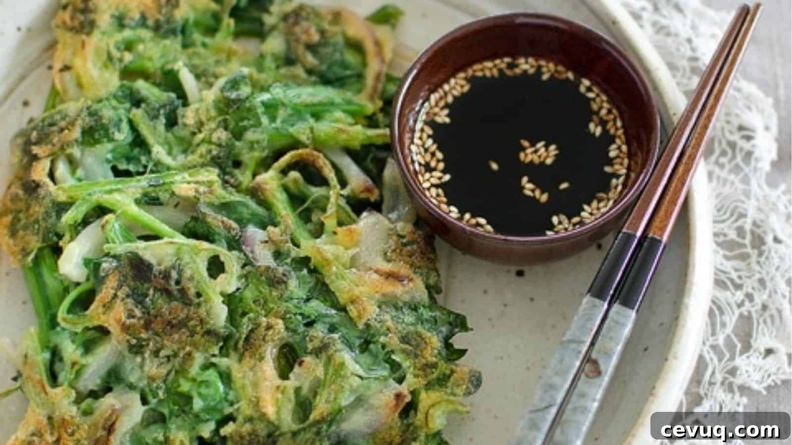 Crispy Spinach Pancakes