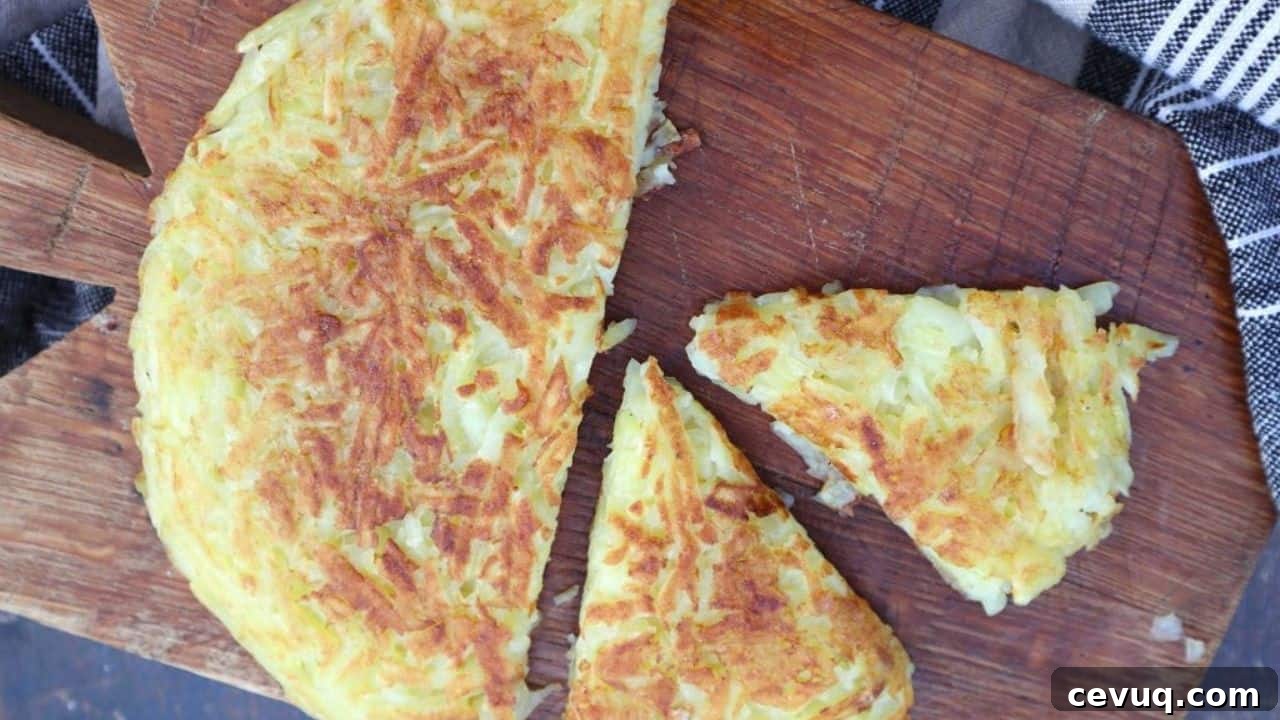 Swiss potato pancake