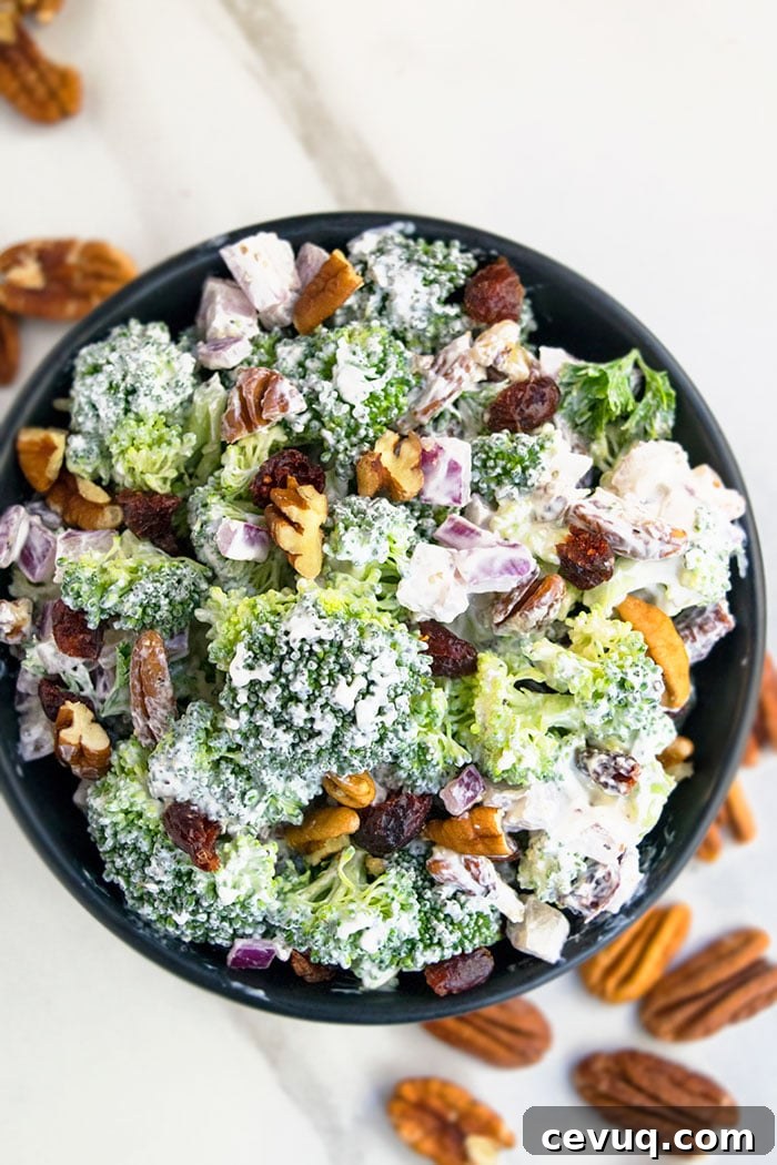 Broccoli Raisin Salad/ Broccoli Cranberry Salad