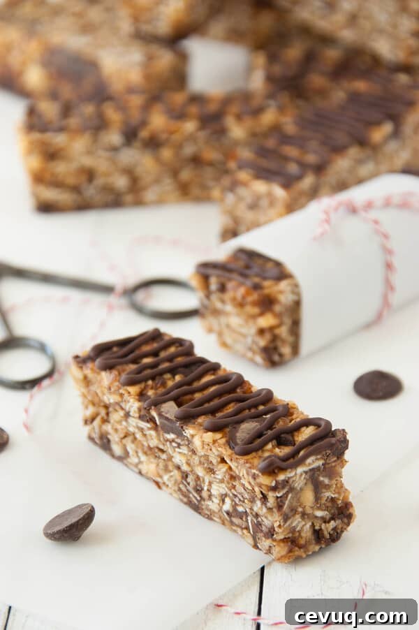 Gluten Free Almond Chocolate Chip Granola bars