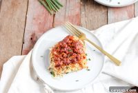 Cheesy Layered Spaghetti Casserole Bake