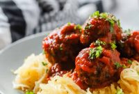Spaghetti Squash with Meatballs Recipe