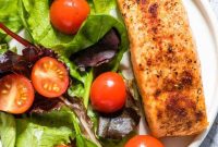 Crispy Air Fryer Salmon Recipe with Quick Video