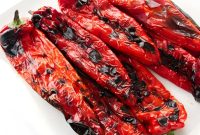 Charred Italian Sweet Peppers with Garlic and Herbs