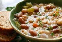 Classic Tuscan Bean Soup with Cannellini Beans
