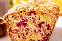 Cranberry Orange Loaf with Citrus Glaze