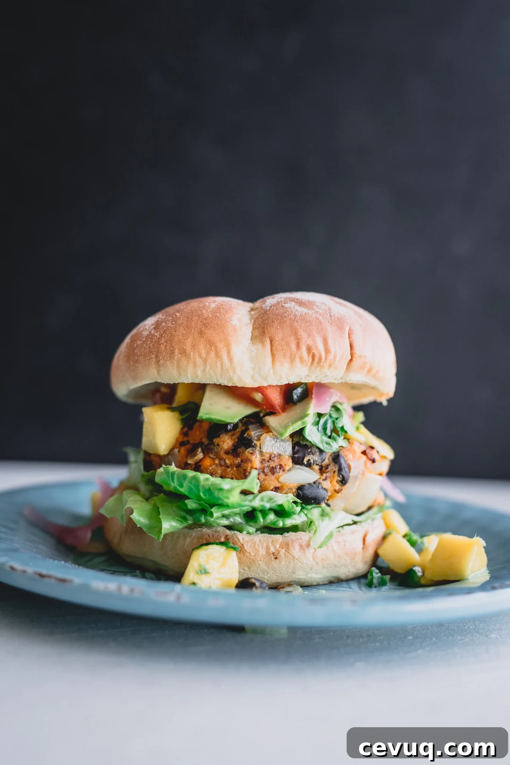 Plant based burger.