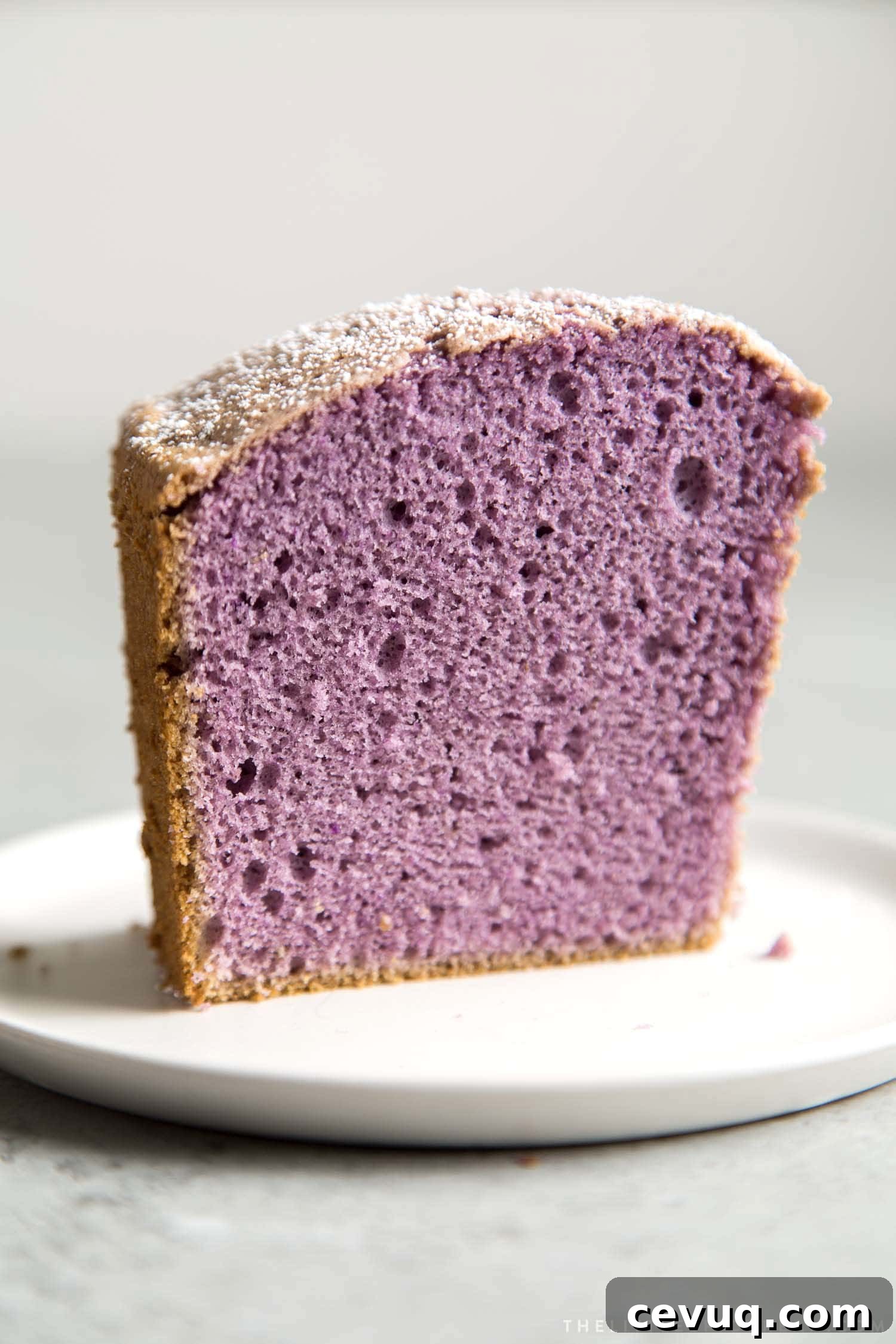Ube Chiffon Cake