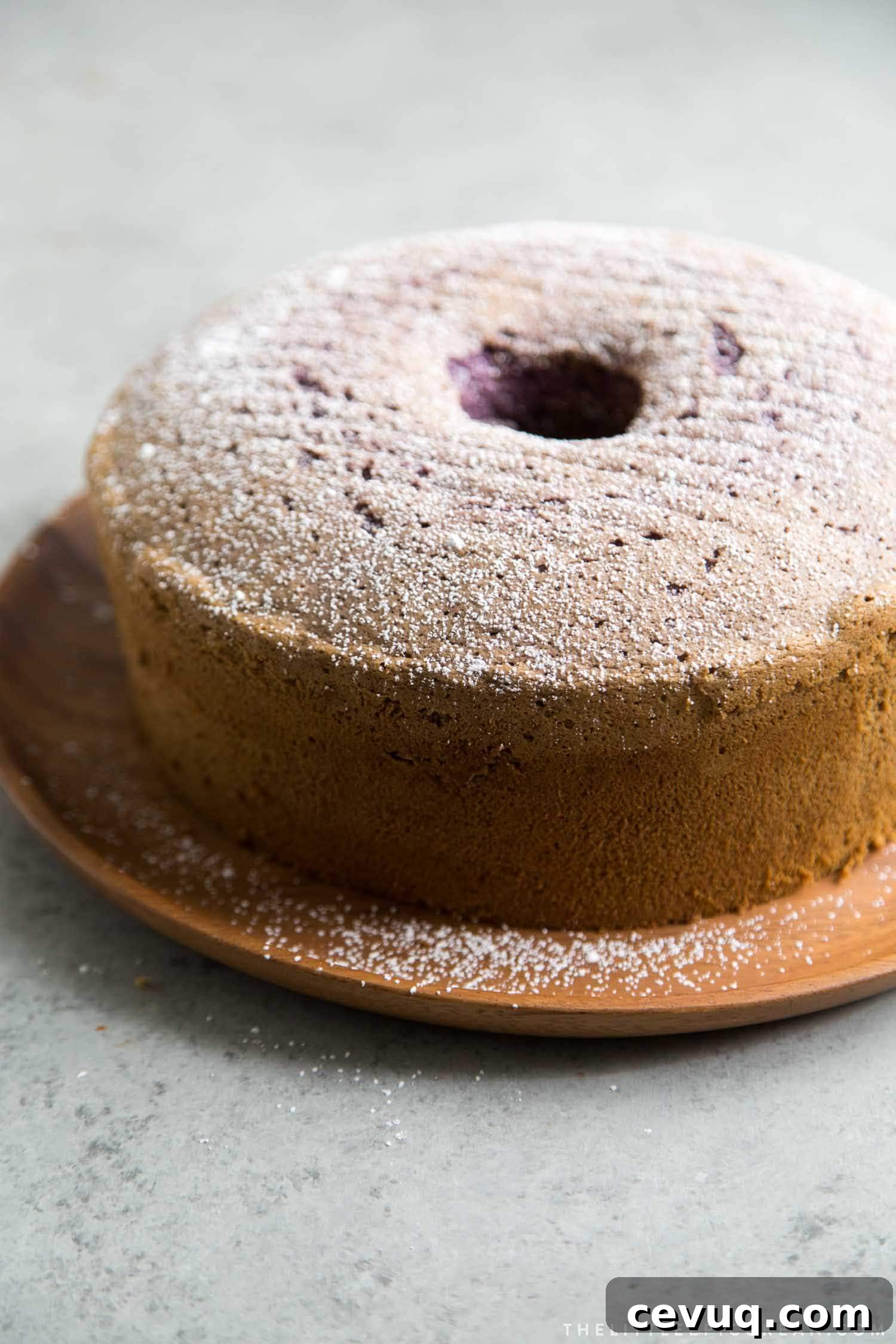 Ube Chiffon Cake