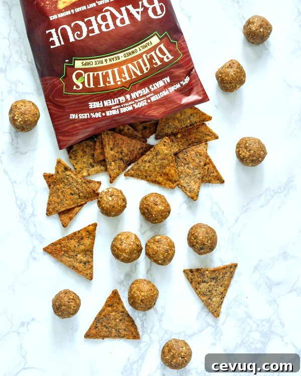 Savory BBQ Crunch Protein Balls @spabettie