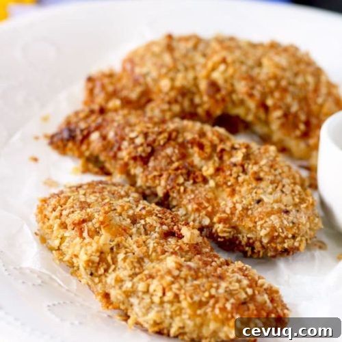 Crunchy Macadamia Nut Crusted Chicken Tenders