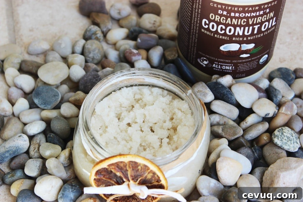 Citrus Hand and Body Scrub. GIY Coconut Sugar Scrub