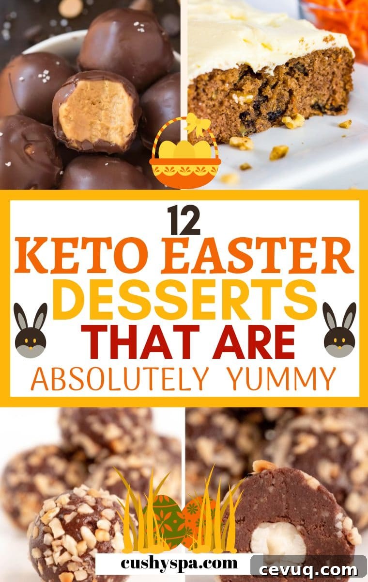 12 keto easter desserts
