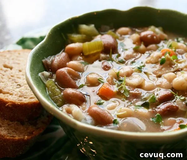 Classic Tuscan Bean Soup with Cannellini Beans 2 countrybean