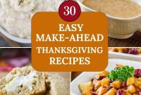 Make-Ahead Thanksgiving Recipes for Stress-Free Holiday Prep