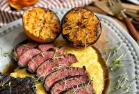 Grilled Bourbon Molasses Marinated Steak Recipe