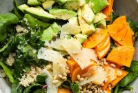 Persimmon and Avocado Salad with Bright Citrus Vinaigrette