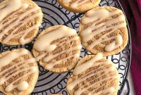 Paleo Cinnamon Roll Cookies with Vanilla Cream Glaze