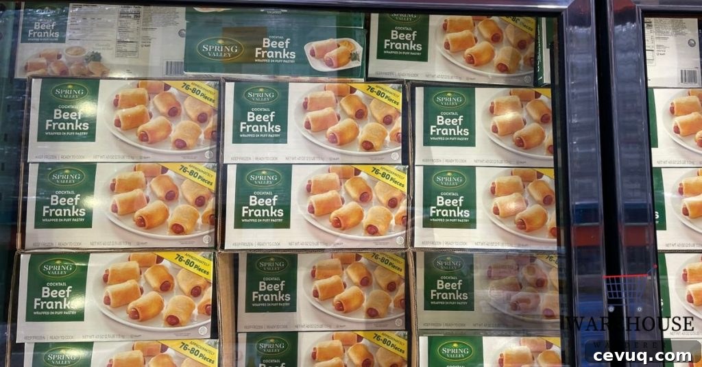 Pigs in a blanket appetizer