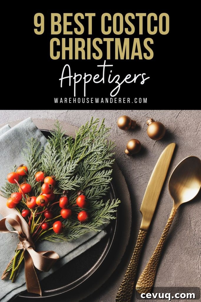 Holiday appetizer spread
