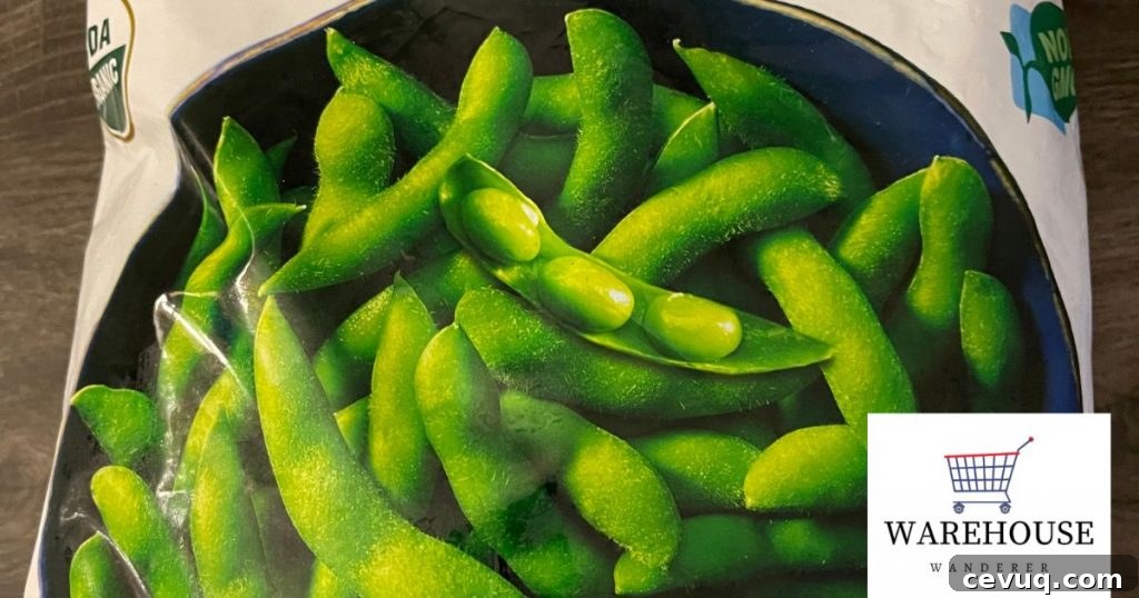Steamed edamame