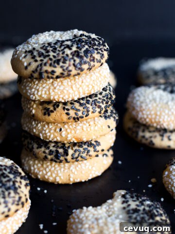 Black & White Tahini Cookies by Baking The Goods