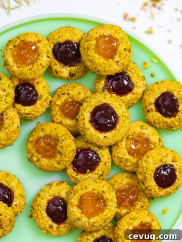 Pistachio Thumbprint Cookies by Baking The Goods