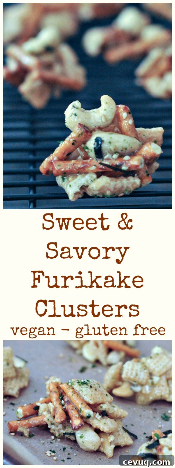 Furikake Carob Clusters: Sweet-Savory Crunch Bites 7 Sweet and Savory Furikake Clusters @spabettie #vegan #glutenfree