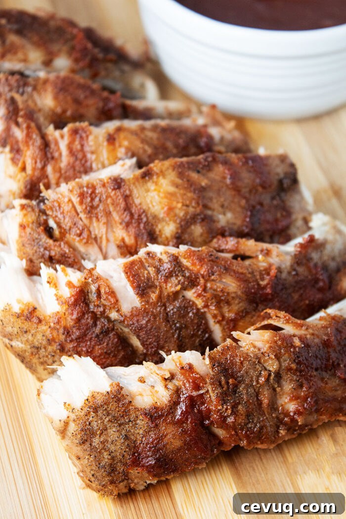 Homemade Chili Seasoning Mix for Authentic, Bold Flavor 14 keto ribs on a wooden cutting board