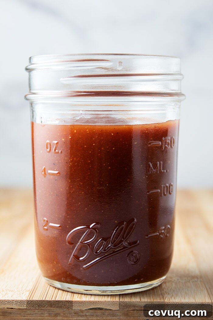 Homemade Chili Seasoning Mix for Authentic, Bold Flavor 10 keto barbecue sauce in a canning jar