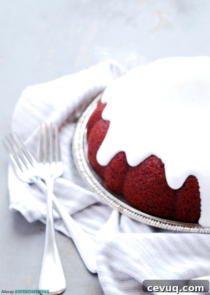 Allergy-Friendly Red Velvet Bundt Cake with Gluten-Free Option 6 gluten free vegan red velvet bundt cake