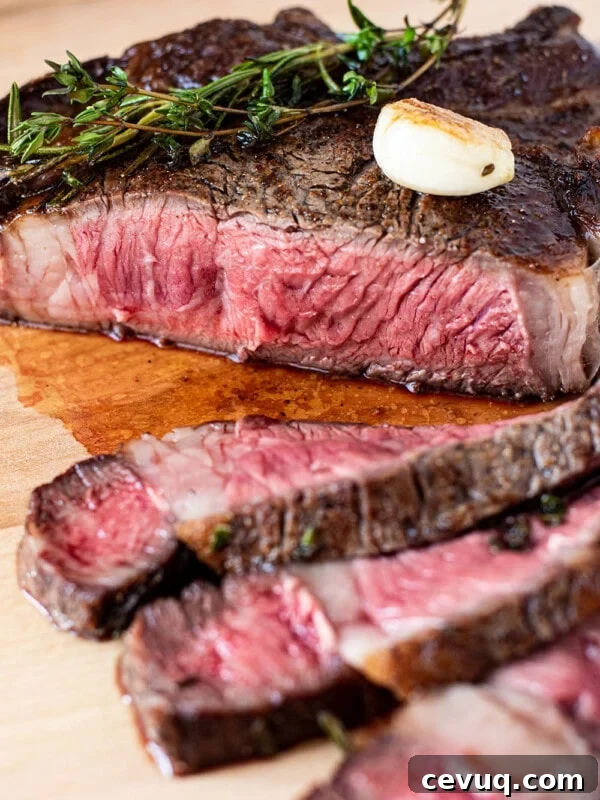 Reverse sear steak