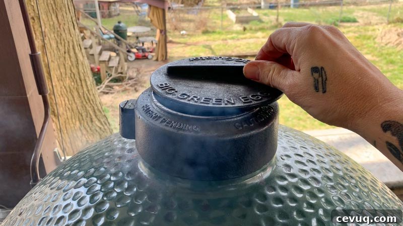 How to set your Big Green Egg for Low and Slow
