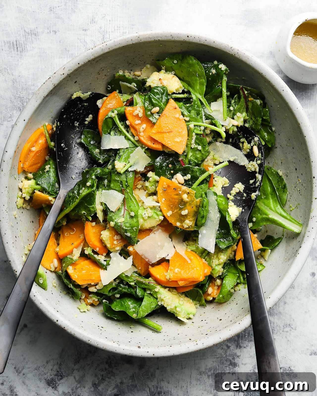 Persimmon and Avocado Salad with Bright Citrus Vinaigrette 2 Persimmon & Avocado Salad with a Citrus Vinaigrette