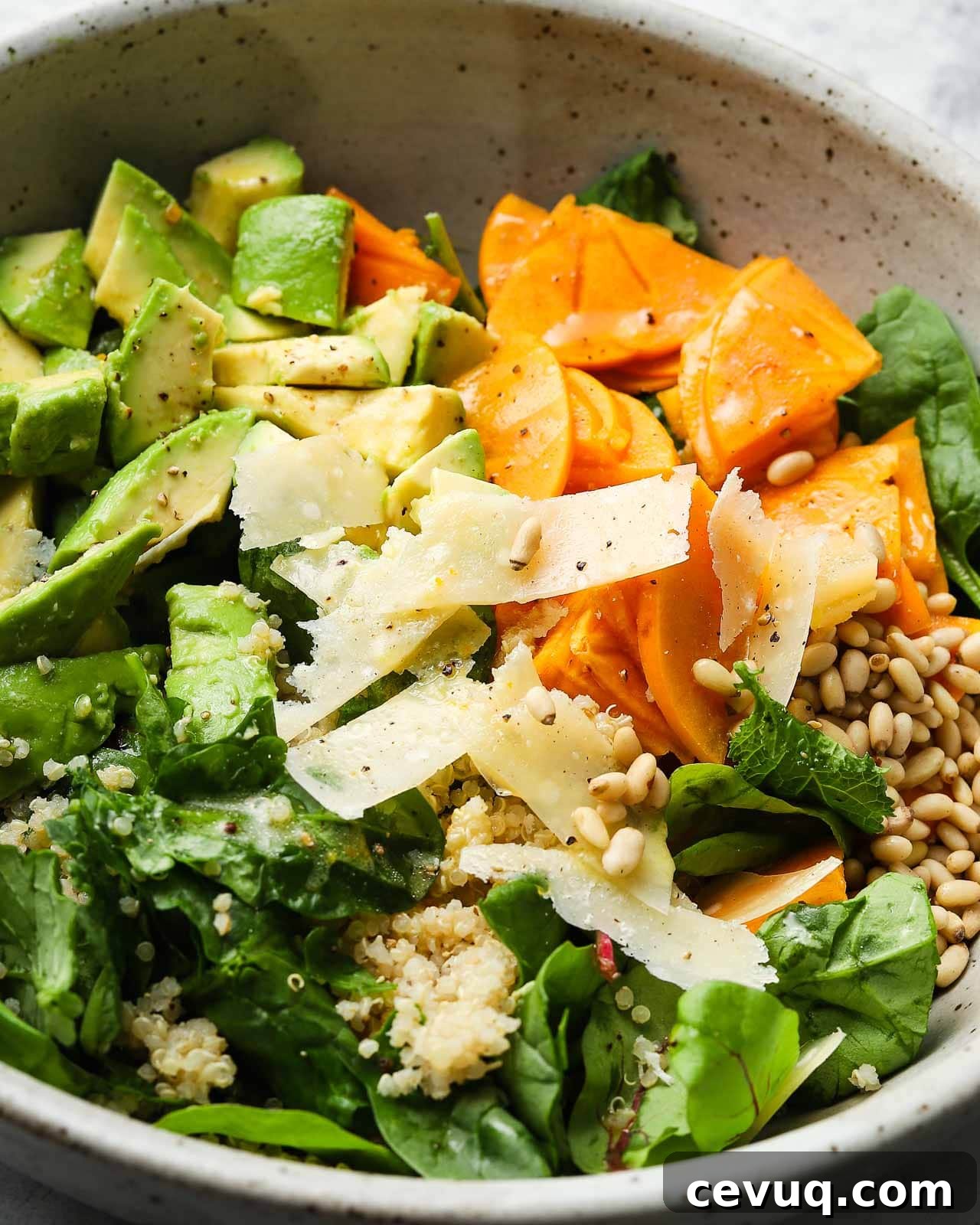Persimmon and Avocado Salad with Bright Citrus Vinaigrette 5 Persimmon & Avocado Salad with a Citrus Vinaigrette