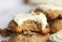 Carrot Cake Cookies Recipe with Cream Cheese Frosting
