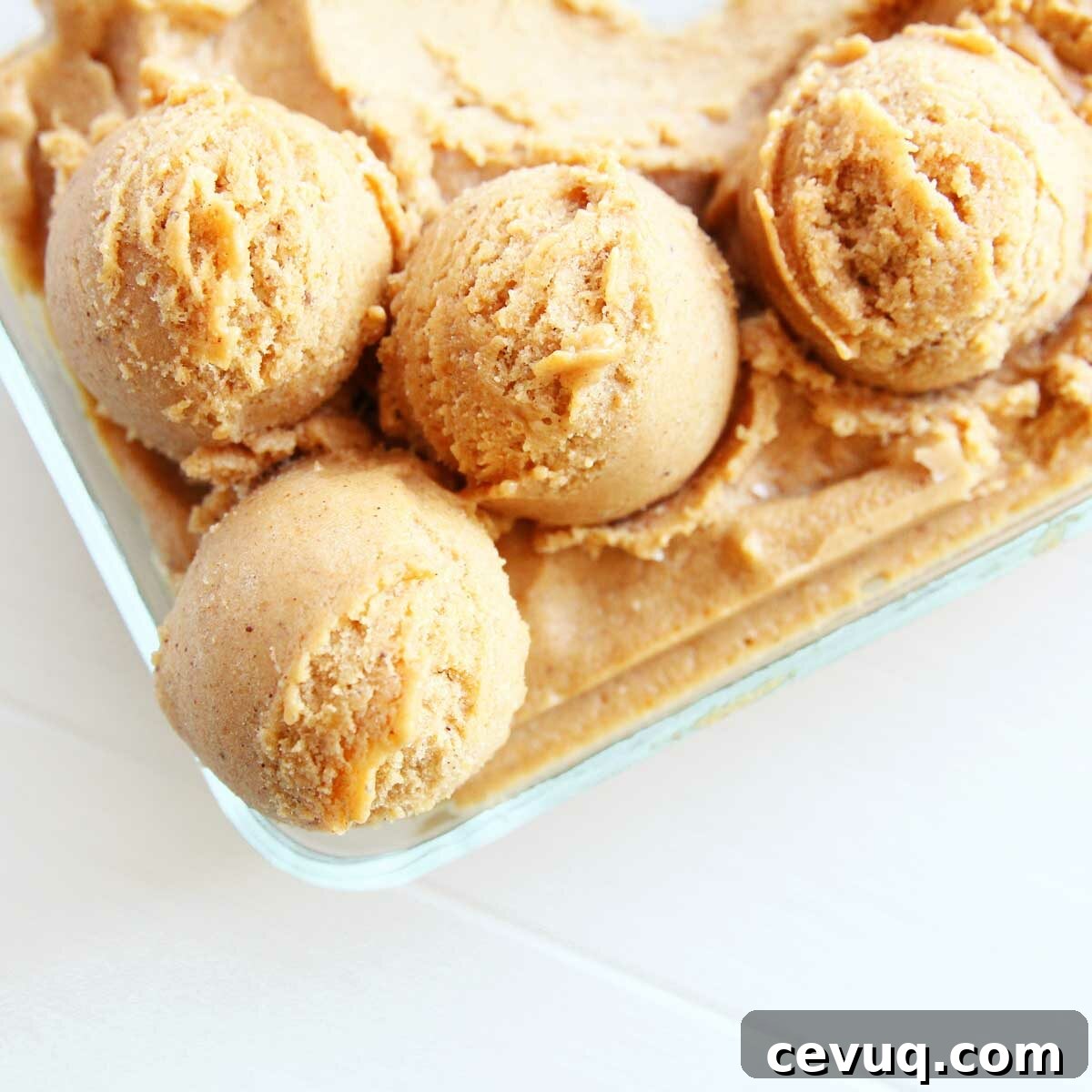 pumpkin nice cream serving