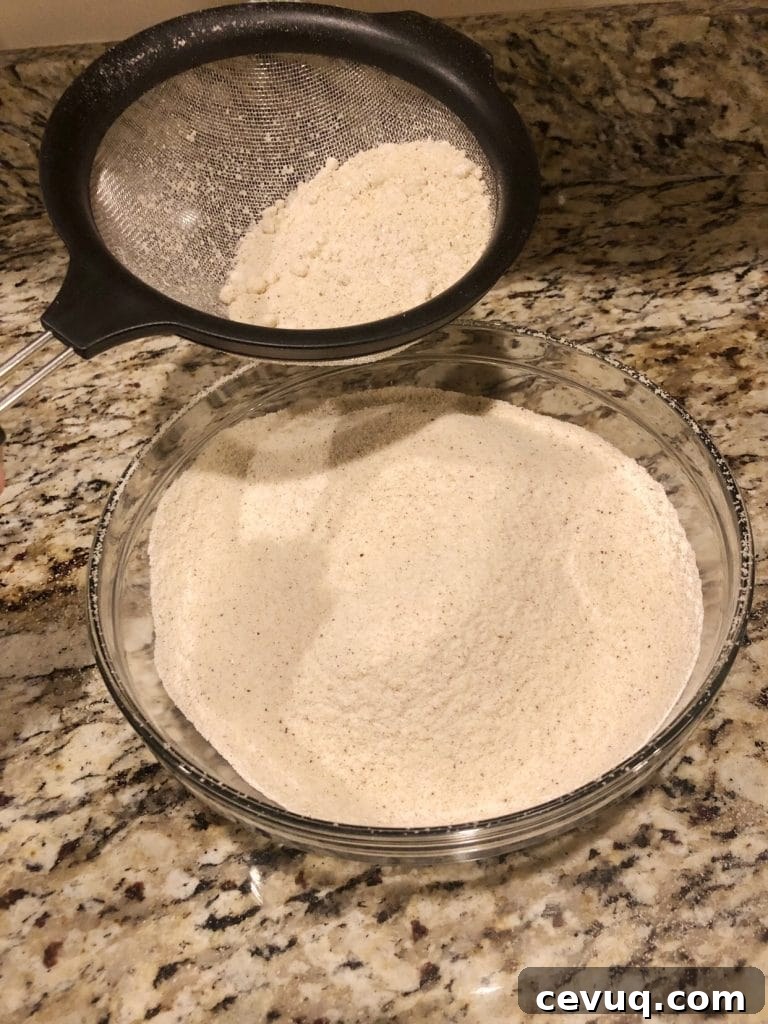 almond flour sifting