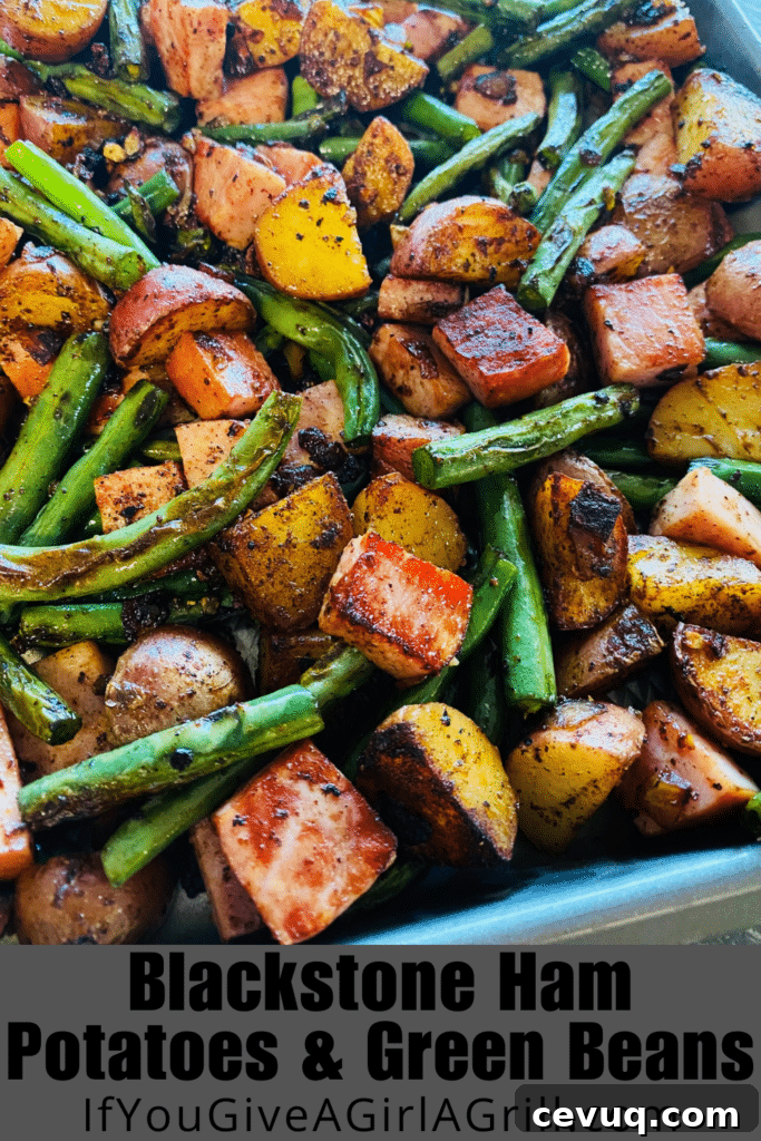 Blackstone Ham Potatoes and Green Beans