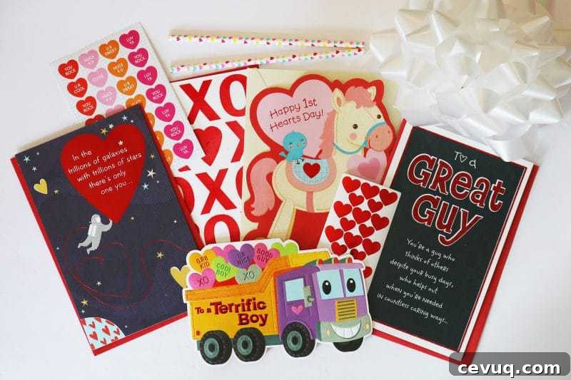 American Greetings Valentine cards and supplies