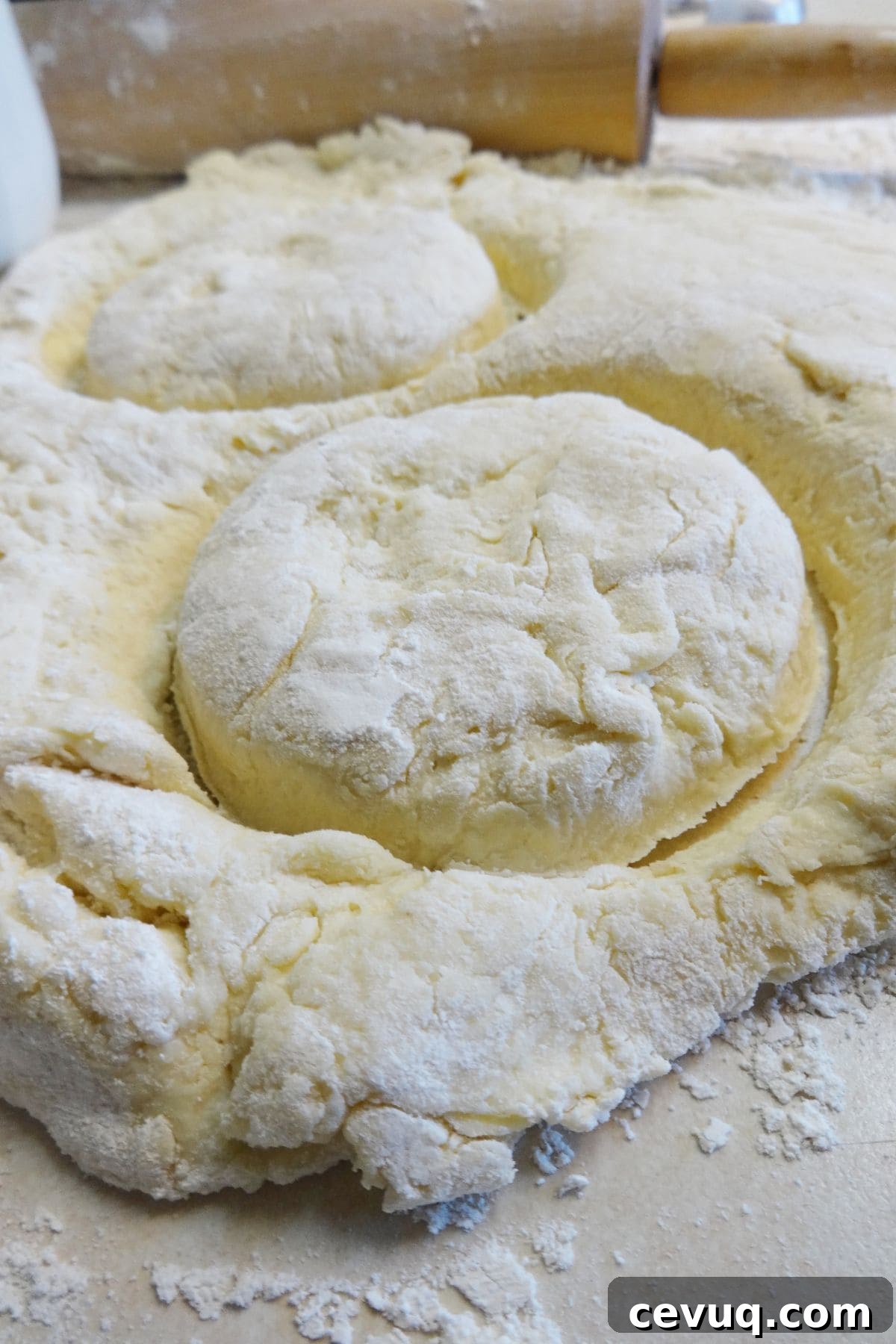 Fresh biscuits cooling on a rack.